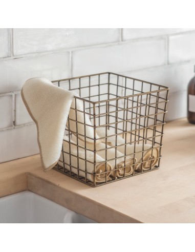 CORBEILLE EN METAL BROMPTON - GARDEN TRADING