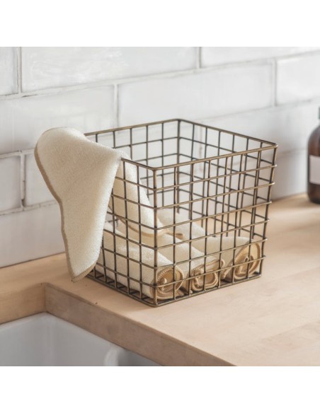 CORBEILLE EN METAL BROMPTON - GARDEN TRADING