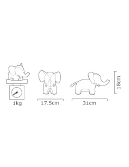 SERRE-LIVRES ELEPHANT - ZUNY