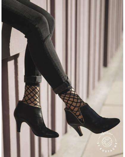 CHAUSSETTES BROOKLYN BRIDGE BLACK - ATELIER ST EUSTACHE