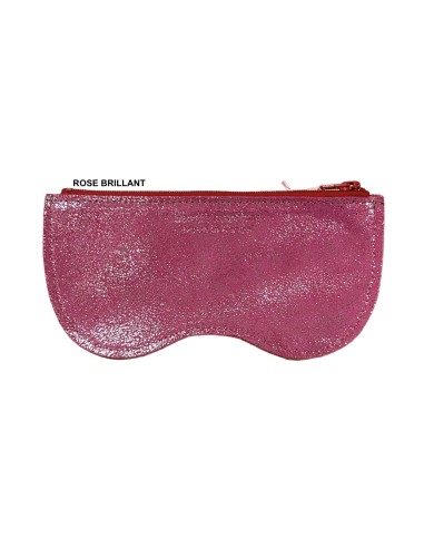 ETUI A LUNETTES ZIPPE EN CUIR - BANDIT MANCHOT 