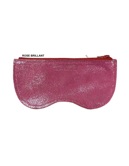 ETUI A LUNETTES ZIPPE EN CUIR - BANDIT MANCHOT 