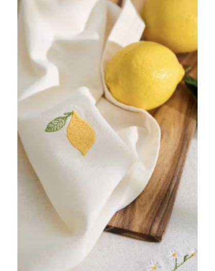 SERVIETTE DE TABLE CITRON - IB LAURSEN