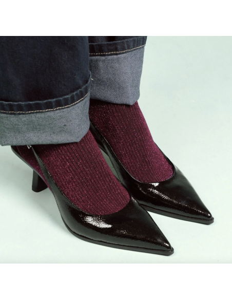 CHAUSSETTES À PAILLETTES LUREX - KLUE