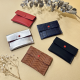 PORTE CARTES EN CUIR AVEC RABAT - BANDIT MANCHOT