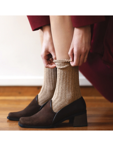 CHAUSSETTES DUST STAR EN SOIE ET LAINE - KLUE