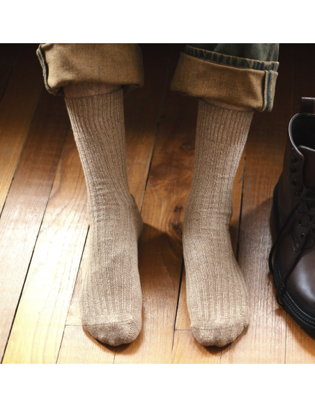 CHAUSSETTES DUST STAR EN SOIE ET LAINE - KLUE