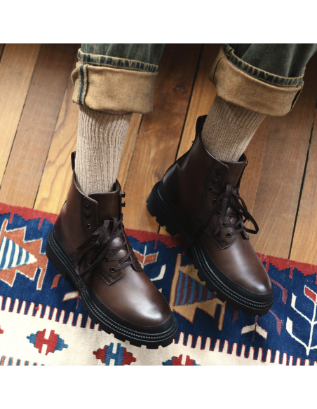 CHAUSSETTES DUST STAR EN SOIE ET LAINE - KLUE