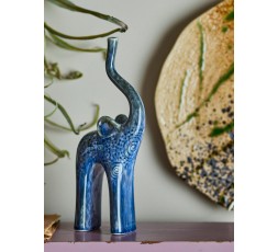 DECORATION ELEPHANT EN GRES - BLOOMINGVILLE