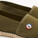 ESPADRILLES KAKI - LA PANTOUFLE A PEPERE