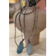COLLIER PENDENTIF QUARTZ - LES FILLES DE COEUR