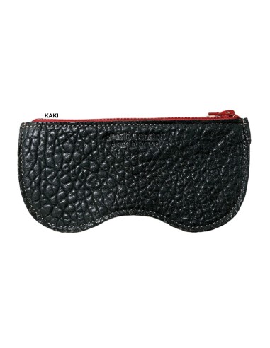 ETUI A LUNETTES ZIPPE EN CUIR - BANDIT MANCHOT 