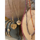 COLLIER COEUR PLAQUE OR - LES FILLES DE COEUR