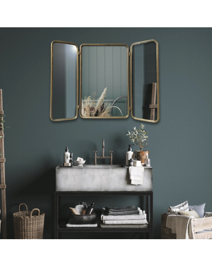MIROIR BARBIER EN METAL - EMDE