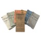 LOT DE 6 SERVIETTES DE TABLE LE BONHEUR EST UN ART - SOPHIE JANIERE