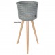 CACHE POT SUR PIEDS UP HIGH - HANDED BY
