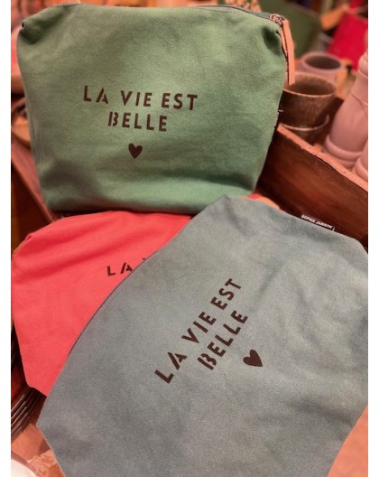 TROUSSE SUZANNE GRAND MODELE LA VIE EST BELLE - SOPHIE JANIERE