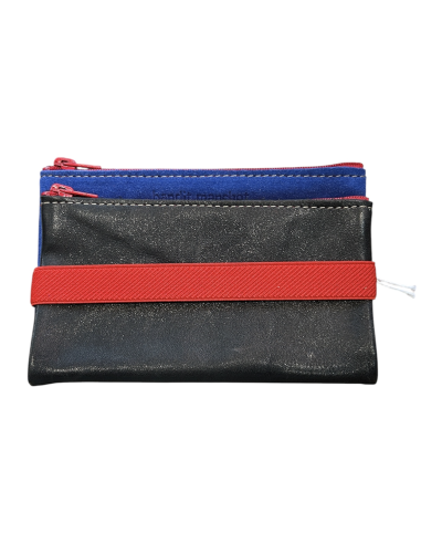 DOUBLE TROUSSE EN CUIR - MOYEN MODELE - BANDIT MANCHOT