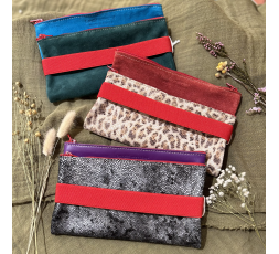 DOUBLE TROUSSE EN CUIR GRAND MODELE -  BANDIT MANCHOT