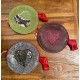 PORTE MONNAIE ROND COEUR  - BANDIT MANCHOT