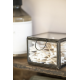 BOITE CARREE EN VERRE ET LAITON - IB LAURSEN