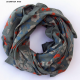 FOULARD COTON BIO 100X100 CM - LES BELLES VAGABONDES 