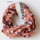 FOULARD COTON BIO 100X100 CM - LES BELLES VAGABONDES 