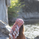 FOULARD COTON BIO 100X100 CM - LES BELLES VAGABONDES 