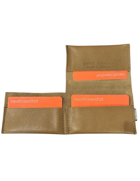 PORTE CARTES MULTI EN CUIR - BANDIT MANCHOT