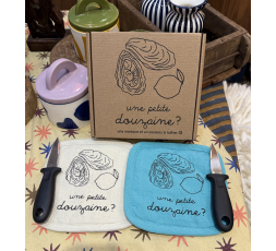 COFFRET MANIQUE ET COUTEAU A HUITRE - SOPHIE JANIERE 