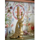 BOUGEOIR DORÉ EN POLYRESINE BLOOMINGVILLE