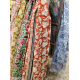 FOULARD OU PAREO EN SOIE ET COTON