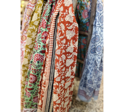 FOULARD OU PAREO EN SOIE ET COTON