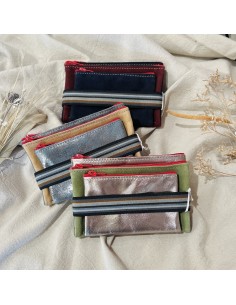 TRIPLETTE EN CUIR MOYEN MODELE - BANDIT MANCHOT