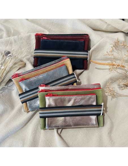 TRIPLETTE EN CUIR MOYEN MODELE - BANDIT MANCHOT