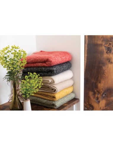 PLAID RECYCLÉ ISABEL UNI 130X160 - VIVARAISE