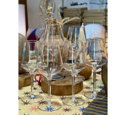 LOT DE 6 VERRES À VIN INCASSABLES - SOPHIE JANIERE