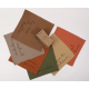 LOT DE 6 SERVIETTES DE TABLE QUE DU BONHEUR - SOPHIE JANIERE