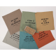 LOT DE 6 SERVIETTES DE TABLE COUP DE FOURCEHTTE - SOPHIE JANIERE