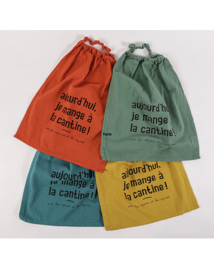 BAVOIR ENFANT EN COTON LAVÉ - SOPHIE JANIERE