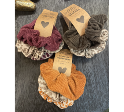 LOT DE 3 CHOUCHOUS - SOPHIE JANIERE
