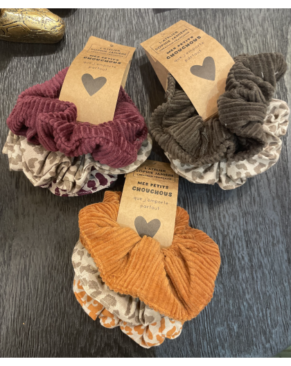 LOT DE 3 CHOUCHOUS - SOPHIE JANIERE