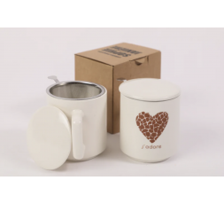 TISANIERE EN PORCELAINE - SOPHIE JANIERE