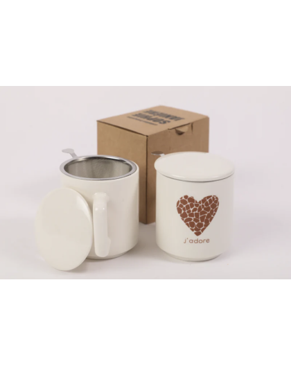TISANIERE EN PORCELAINE - SOPHIE JANIERE
