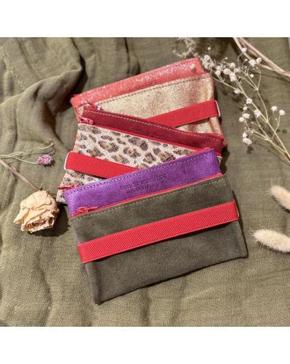 DOUBLE TROUSSE EN CUIR - MOYEN MODELE - BANDIT MANCHOT