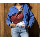 SAC BANANE  EN CUIR - BANDIT MANCHOT