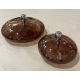 LAMPE A HUILE ELLIPSE BRONZE