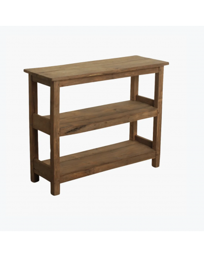 CONSOLE ETAGERE EN TECK - RAW MATERIALS  CONSOLE ETAGERE EN TECK - RAW MATERIALS