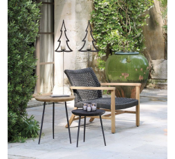 TABLE D'APPOINT BENOA EN TECK   - WMG