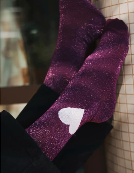 CHAUSSETTES FRIDA ROSE - ATELIER ST EUSTACHE